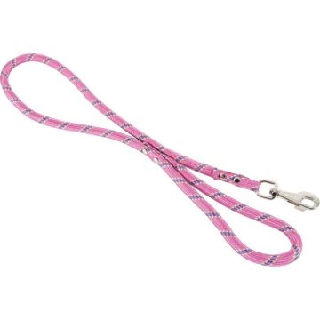 Laisse nylon Corde pour chien - Zolux - 2 m / 13 mm - Rose