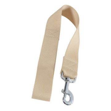 Laisse nylon XL pour chien - Zolux - 40 mm x 60 cm - Beige
