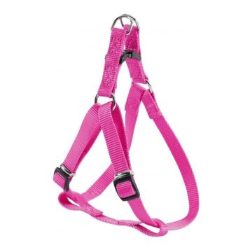 Harnais Nylon Baudrier pour chien - Zolux - 10 mm - Rose Fuchsia
