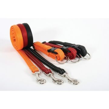 Collier réglable Reflex Cushion pour chien - Zolux - 20 mm - Noir