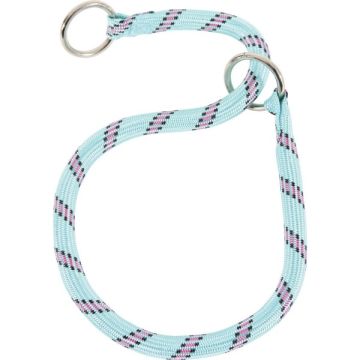 Collier Nylon Corde étrangleur pour chien - Zolux - 65 cm - Bleu Turquoise