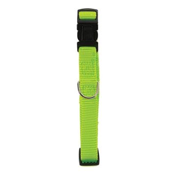 Collier Nylon réglable pour chien - Zolux - 10 mm - Vert Anis
