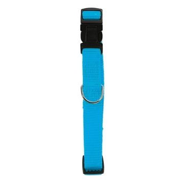 Collier Nylon réglable pour chien - Zolux - 20 mm - Bleu Turquoise