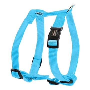 Harnais Nylon réglable pour chiens - Zolux - 40 mm - Bleu Turquoise