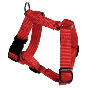 Harnais Nylon pour chien - Zolux - 40/60 cm - Rouge