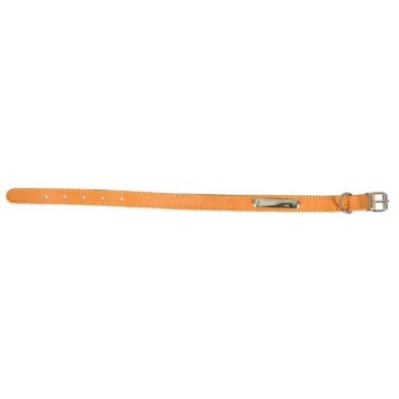 Collier Cuir Piqué simple pour chien - Zolux - 60 cm - Naturel