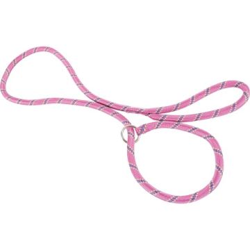 Laisse nylon Corde Lasso pour chien - Zolux - 1,80 m / 13 mm - Rose