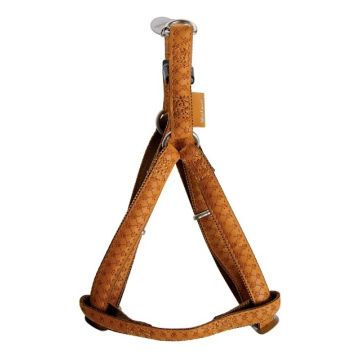 Harnais réglable Mac Leather pour chiens - Zolux - 20 mm - Jaune