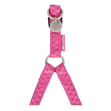 Harnais réglable Mac Leather pour chien - Zolux - 20 mm - Rose Fuchsia