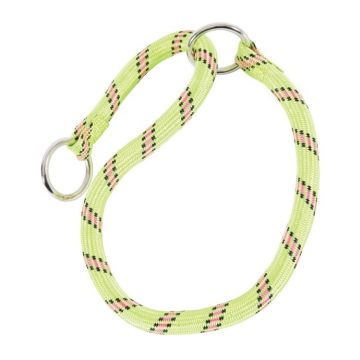 Collier Nylon Corde étrangleur pour chien - Zolux - 65 cm - Vert Anis