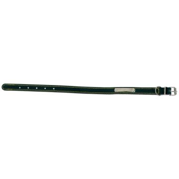 Collier Cuir Piqué simple pour chien - Zolux - 60 cm - Noir