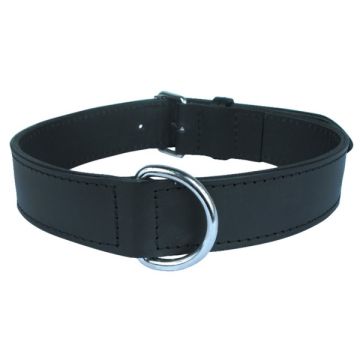 Collier Cuir double pour chien - Zolux - 70 cm - Noir
