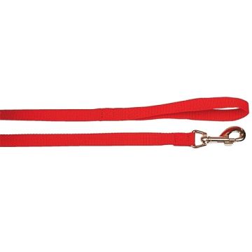 Laisse nylon pour chien - Zolux - 10 mm x 1 m - Rouge