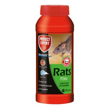 Pâte rats - Lieux secs et humides - 520g - Protect Expert
