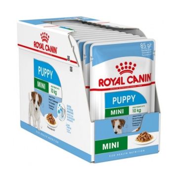 Boîte Puppy Mini en sauce pour chiot - Royal Canin - 12 x 85 g