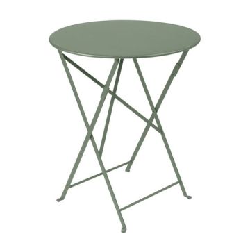 Table pliante Bistro - Fermob -  Ø 60 cm H 74 cm - Métal - Cactus