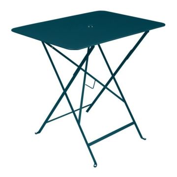 Table pliante Bistro - Fermob - 77 x 57 cm - Bleu Acapulco
