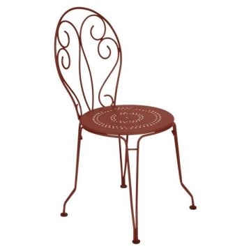 Chaise Montmartre - Fermob - 44 X 41 X H 87 cm - Metal - Ocre rouge