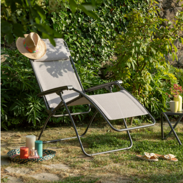 Fauteuil pliable Relax R Clip Batyline I so - Lafuma - Magnolia