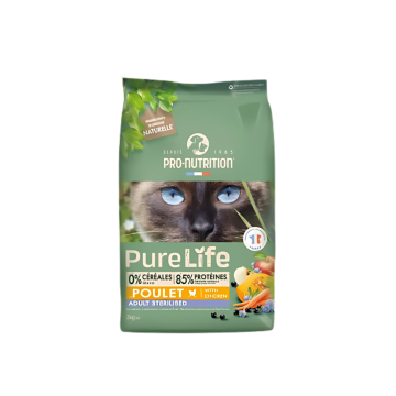 Croquettes chat stérilisé - Pure Life - Poulet - 2 kg