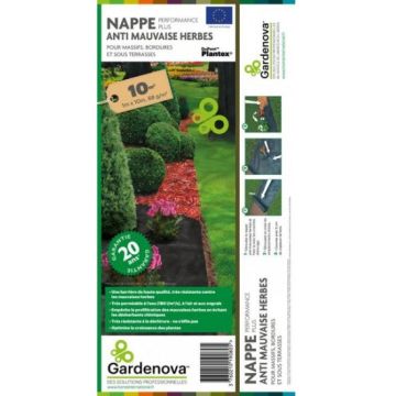 Nappe anti mauvaises herbes - 68 g/mÂ² -- 1 x 10 m