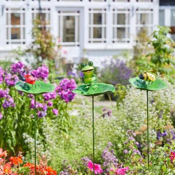 Tige déco nénuphar et insecte - 3 modèles au choix