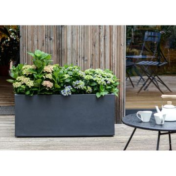 Jardiniere Basalt - 1 m - 98L - EDA - Anthracite