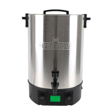Stérilisateur électrique inox 2200W - Pour 14 bocaux - 30 litres - Le pratique