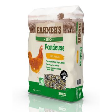 Céréales BIO Pondeuse - 20 kg - Farmer's