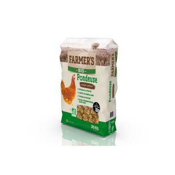 Granulés BIO Pondeuse - 20 kg - Farmer's