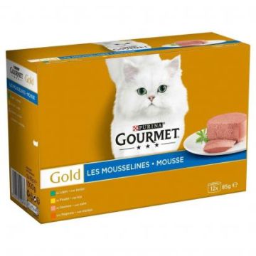 GOURMET GOLD Les Mousselines - 12 x 85 g