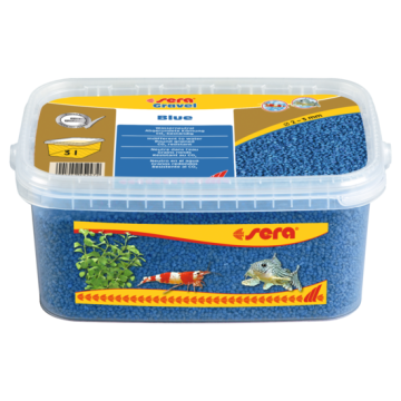 Gravier coloré bleu - Scaper ø2?3 mm - 3 l - Sera