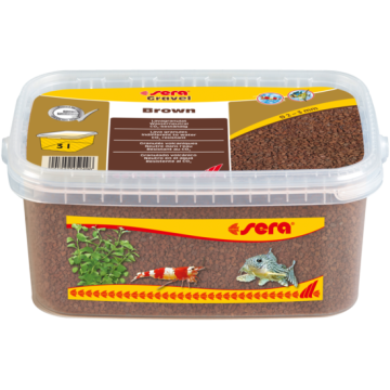 Gravier coloré marron - Scaper ø2?3 mm - 3 l - Sera