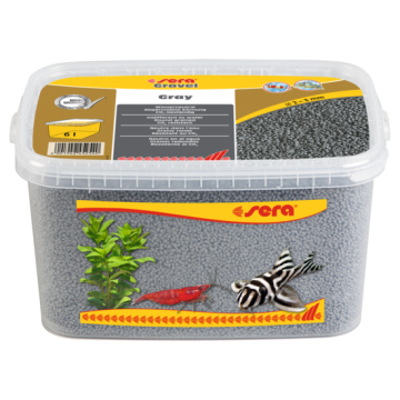 Gravier coloré gris - Scaper ø2?3 mm - 6 l - Sera