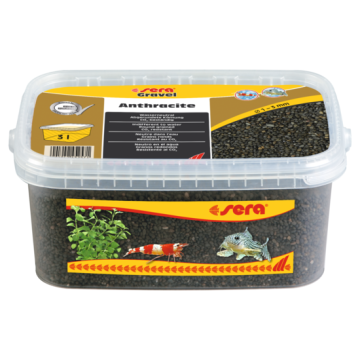 Gravier coloré anthracite - Scaper ø1?3mm - 3 l - Sera