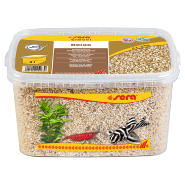 Gravier coloré beige - Scaper ø2?4 mm -6 l - Sera