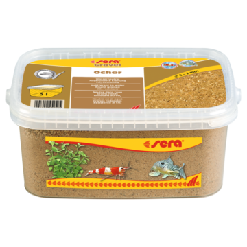 Gravier coloré ocre- Scaper ø0?2 mm - 3l - Sera