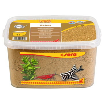 Gravier coloré ocre- Scaper ø0?2 mm - 6l - Sera