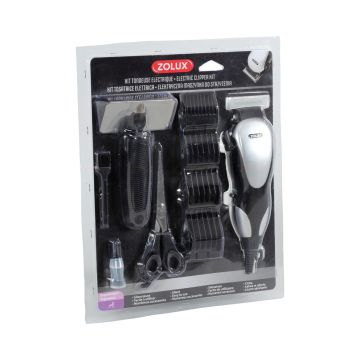 Kit tondeuse électrique pour chien avecaccessoires - Zolux