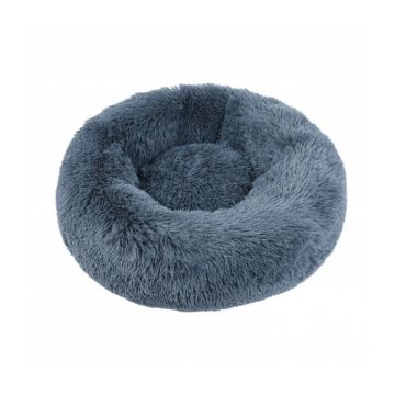 Corbeille ronde moelleuse Ø90 cm - Gris- Chat ou chien