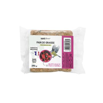Pain de graisse aux fruits rouges - 290gr- Hami Form