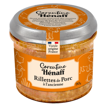 Rillettes de porc à l'ancienne - Corentine Hénaff - 90g