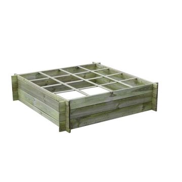 CARRÃ‰ POTAGER L 120 X l 120 X H 30 CM