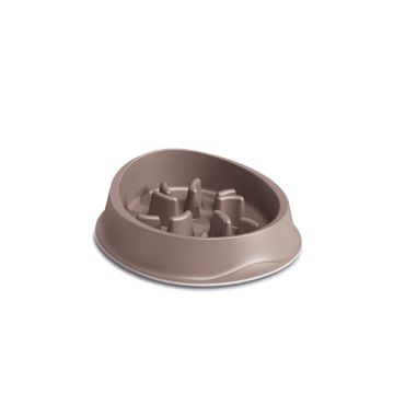 Ecuelle anti-glouton - ZOLUX - antidérapant - 0.5L - Taupe