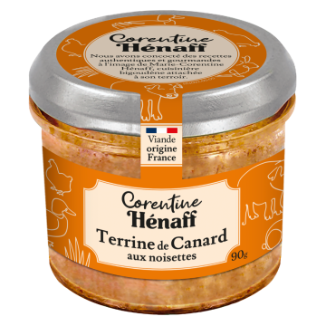 Terrine de canard aux noisettes - Corentine Hénaff - 90g