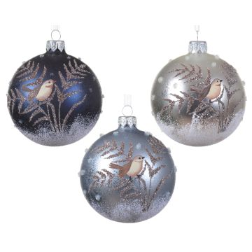 Boule mate oiseau - Verre - Modèle au choix