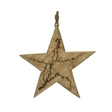 Suspension étoile - Bois - 25 cm