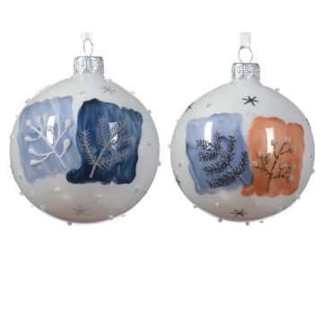 Boule émaillée peinte - Verre - Modèle au choix