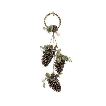 Suspension pomme de pin - 55 cm