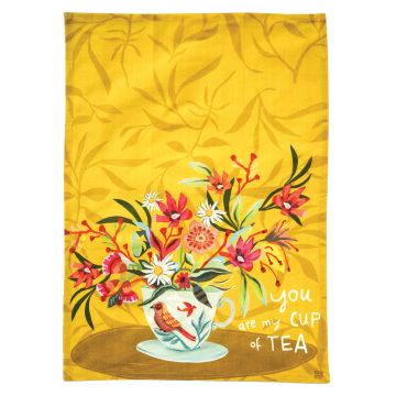Torchon en coton Cup of tea